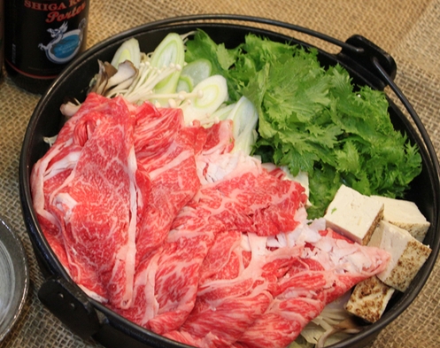 ゲレンデ0分　スキー・スノボーリフト券割引！夕食は和牛すき焼きプラン